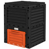 Outsunny Garden Compost Bin, 80 Gallon Outdoor Compost Container, Orange|Outsunny Poubelle A Compost De Jardin, Conteneur A Compost De 80 Gallons