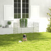 PawHut Dog Playpen Puppy Play Pen, 8 Panels Pet Exercise Fences for Outside Indoor, 36"H