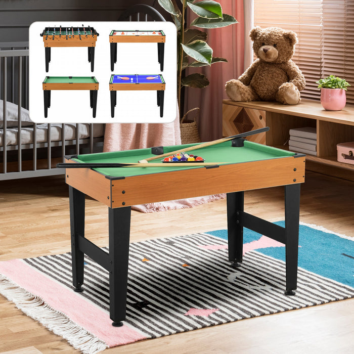 Soozier Multi-gaming Table, Tabletop Billiards Hockey Table Tennis Foosball