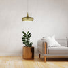 Dainolite Pixie 1 Light Pendant Painted Aged Brass Lamp|Luminaire suspendu Pixie de Dainolite avec fini peint laiton vieilli et 1 ampoule