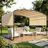 Outsunny 10' x 13' Retractable Pergola Canopy, Outdoor Metal Pergola Gazebo