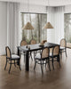 Paragon and Rockaway Modern Industry Chic 7-Piece Dining Set in Black and Gray Dining Room Set | Ensemble de salle a manger moderne industriel chic Paragon et Rockaway 7 pieces en noir et gris
