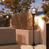 Outsunny 72" Solar Post Light, Ip44 LED Outdoor Street Light, 2 Pack|Outsunny Lot De 2 Lampadaires Solaires De 72 Po, Lampadaires A LED Ip44