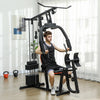 Soozier Multi-functional Home Gym Workout Equipment With Leg Press Machine