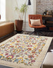 Rosa Ivory Rug 5'0" x 8'0" | Tapis Traditionnel Rosa 5'0" x 8'0" en Ivoire