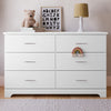 Storkcraft Brookside 6 Drawer Dresser - White