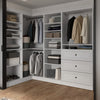 Bestar Versatile 97 W Walk-In Closet Organizer - White|Organisateur de pièce-penderie Versatile de Bestar de 97 po (L) - blanc