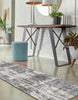 Claudia Traditional 2'2" x 7'7" Runner Rug in Grey Indoor Area Rug | Tapis Traditionnel Claudia 2'2" x 7'7" en Gris