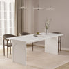 Ella Modern 79" Dining Table in White | Table a manger Ella Modern 200 cm en blanc