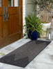 Raven Contemporary 2'0" x 6'0" Runner Rug in Grey Indoor Area Rug | Tapis Contemporain Raven 2'0" x 6'0" en Gris