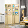 Homcom Wood Privacy Screens, Room Divider And Privacy Screens|Homcom Ecrans D'intimite En Bois, Separateurs De Piece