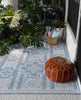 Nyra Transitional 8'0" x 10'0" Area Rug in Blue Indoor Area Rug | Tapis Transitionnel Nyra 8'0" x 10'0" en Bleu