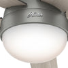Anslee Low Profile Ceiling Fan with Light Fixture - Grey | Ventilateur de plafond Anslee à profil bas avec luminaire - Gris
