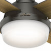 Dempsey Low Profile Ceiling Fan with Light Fixture - Bronze | Ventilateur de plafond Dempsey à profil bas avec luminaire - Bronze