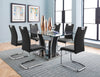 Paladin II Dining Chair, Grey Fabric (set Of 2) | Chaise de salle à manger Paladin II en tissu gris (ensemble de 2)