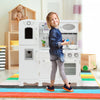 Costway Play Kitchen Pretend Play Cookware Set Toys For Kids W/ Water Dispenser