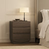 Ardea Contemporary 20" Nightstand in Walnut (3-Drawer) | Table de nuit contemporaine Ardea 20" en noyer (3 tiroirs)