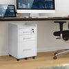 Homcom File Cabinet With 3 Lockable Drawers|Homcom Classeur Avec 3 Tiroirs Verrouillables