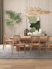 Versailles Industry Chic Wood Dining Chair in Natural - Set of 4 | Chaise de salle a manger en bois style industriel Versailles, finition naturelle - Lot de 4