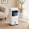 HOMCOM Evaporative Air Cooler, 3-In-1 Ice Cooling Fan with Remote, White