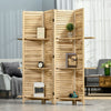 Homcom 4 Panel Room Divider, Portable Privacy Screen|Homcom Separateur De Piece A 4 Panneaux, Ecran De Confidentialite