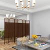 Homcom 6 Panel Folding Room Divider 5.6 Ft Privacy Screen|Homcom Paravent Pliable A 6 Panneaux, Ecran De Confidentialite