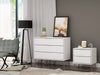 Rockefeller Mid-Century Modern 2-Piece Dresser Set in White | Ensemble de commodes 2 pieces Rockefeller style milieu du siecle en blanc