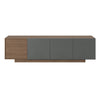 Nordika Riva 72" TV Stand - Walnut|Meuble pour téléviseur Riva Nordika de 72 po - noyer
