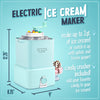 Nostalgia 2Qt Ice Cream Maker with Candy Crusher Counter-top Product | Machine a creme glacee 2 qt avec broyeur de bonbons Nostalgia