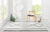 Zelda Contemporary 7'6" x 9'6" Area Rug in Ivory Indoor Area Rug | Tapis Contemporain Zelda 7'6" x 9'6" en Ivoire