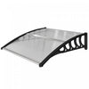 Outsunny Window Awning Door Canopy 40" x 40" Front Door Outdoor Patio Cover