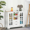 HOMCOM Buffet Cabinet with Drawers, Cupboard, Shelves, Kitchen Sideboard