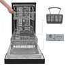 BCDP-Series BLACK+DECKER 18-Inch Portable Dishwasher, 8-Place Setting Capacity | Lave-vaisselle portatif BLACK+DECKER de la serie BCDP, 18 po (45,7 cm), capacite de 8 couverts