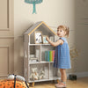 Qaba Toy Storage Organizer For Kids, 3-tier Kids Toy Storage For Organizing Books, Toys, Toy Organiz|Qaba Meuble De Rangement Pour Jouets, Bibliotheque Pour Enfants A 3 Niveaux Pour Salle De Jeux, Cham