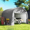 Outsunny 10'x10' Outdoor Storage Shed, Waterproof Heavy Duty Portable Shed