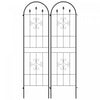 Set Of 2 Garden Trellis Metal Trellis For Climbing Plants Flowers|Lot De 2 Treillis De Jardin En Metal Pour Plantes Grimpantes Et Fleurs