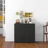 HOMCOM High Gloss Buffet Sideboard with Drawers Kitchen Storage Cabinet