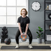 Soozier 18 lb Soft Kettlebell, Sand Filled Weight with Grip Handle, Orange