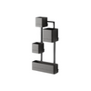Umbra Cubiko Wall Planter - Black|Jardinière murale Cubiko de Umbra - noire