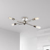 Dainolite Nebraska 4 Light Wall Sconce Burnished Chrome Finish Lamp|Applique murale Nebraska de Dainolite avec fini chromé poli et 4 ampoules