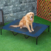 Pawhut D04-069db 48" X 36" X 9" Elevated Pet Bed Raised Dog Cot With Carrying Bag, Dark Blue|Pawhut D04-069db 48" X 36" X 9" Lit Sureleve Pour Chien Avec Sac De Transport, Bleu Fonce X 9" Lit S