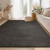 Somos Contemporary Charcoal Washable Rug 5'0" x 7'6" Indoor Area Rug | Tapis Lavable/Contemporain Somos 5'0" x 7'6" en Charbon