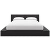 Kanso Low Platform Bed Set Queen Bed | Kanso Lit a Plateforme Basse avec Tete de Lit
