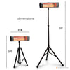 Heat Storm 1500W Tradesman Infrared Heater with Tri-Pod Personal Heater | Chauffage infrarouge etanche Heat Storm 1500W Tradesman
