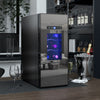HOMCOM Wine Cooler, 12 Bottles Beverage and Wine Fridge with Glass Door