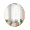 Umbra Hubba Wall Mirror - Brass|Miroir mural Hubba de Umbra - laiton