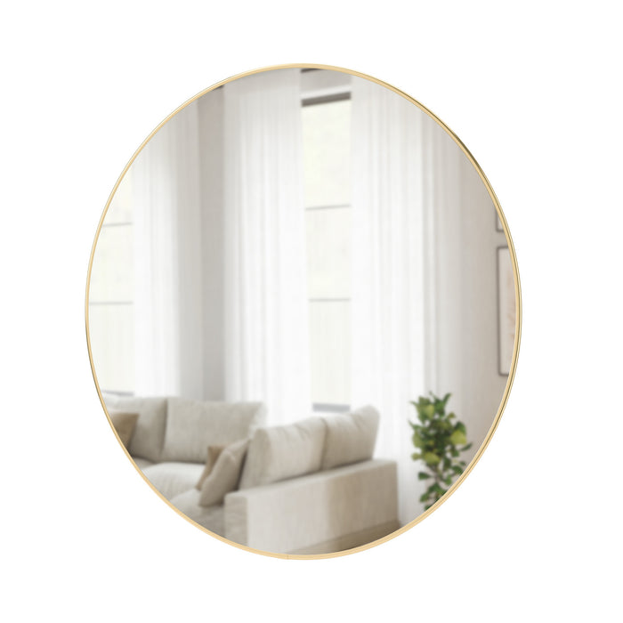 Umbra Hubba Wall Mirror - Brass