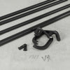 Umbra Twilight Matte Black Expandable Double Blackout 3/4" Curtain Rod - 66"-144" | Tringle à rideaux coupe-lumière extensible double Twilight de Umbra noir mat de 3/4 po - 66 po à 144 po