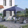 Outsunny 10' X 10' Pop Up Canopy Tent With Carry Bag Blue|Outsunny Tente D'auvent Escamotable 10' X 10' Avec Sac De Transport, Bleu