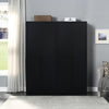 Hopkins Modern 30" Storage Cabinet in Black (7-Shelf) - Set of 2 Armoire | Armoire de rangement moderne Hopkins 30" en noir (7 etageres) - Lot de 2
